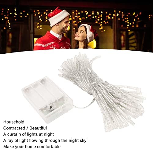 אורות LED של דיוש מיתר חתונה לחג המולד קישוט לחתונה מהבהב מחרוזת אור חיצונית קמפינג קישוט קישוט צבע אור אור 32.8ft אורך