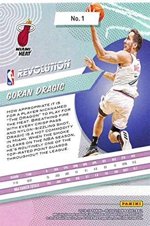 2018-19 מהפכת פאניני 1 Goran Dragic מיאמי היט כרטיס כדורסל