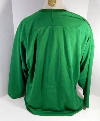 משחק פלקונים ירוק באולינג השתמשו בג'רזי תרגול ירוק 58 DP19663 - משחק משומש גופיות NHL