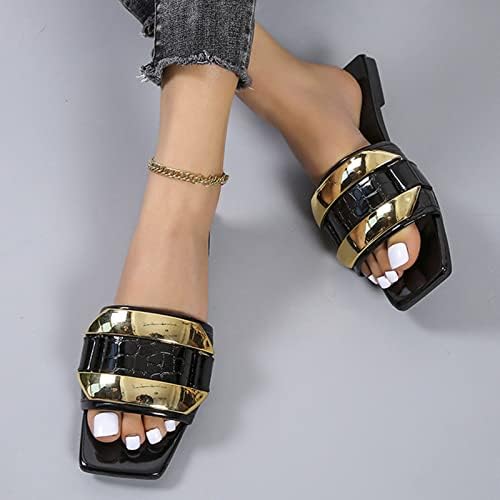 נעלי בית לנשים נעלי בית מזדמנים לנשים נעליים מקורות נעליים חיצוניות אופנה סנדלים מקורה נושמים נושמים עם קשת תמיכה שקופית על נעליים סנדלי קיץ