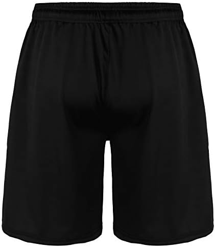 Tiaobug Mens Sports Short עם כיסים אימון כושר מכנסיים קצרים פעילים מפעילים מכנסיים קצרים של אימונים
