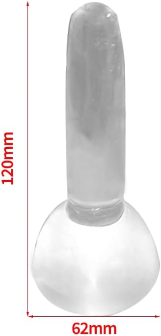 גביש זכוכית מולר 2.4 אינץ 'מוט טחינה קרצוף תחתון שטוח פטיש גלולת עלים לצביעת שמן טמפרטורה כלי פיגמנט כלי מעבדה
