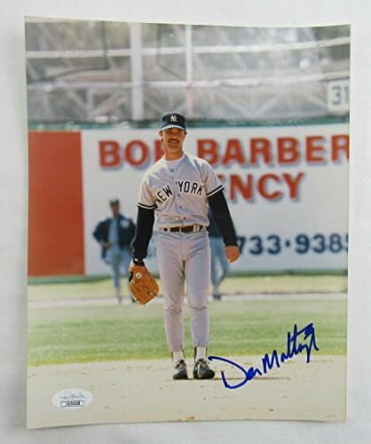 דון מאטינגלי חתום חתימה אוטומטית 8x10 צילום JSA UU34528 - תמונות MLB עם חתימה
