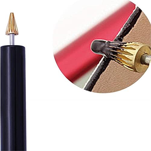 פליז עליון קצה צבע גלגל שמן עט עט מוליך חגורה מצביעת עור DIY