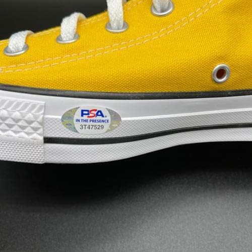 ג'רי ווסט חתום על Converse Chuck Taylor Shoe Fort PSA/DNA לוס אנג'לס לייקרס - נעלי ספורט NBA עם חתימה
