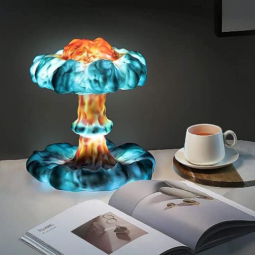 מנורת פיצוץ גרעינית בענן תלת מימד ענן, מנורת אווירה של דגם פצצה אטומי, מנורה לבקרת USB LED LED DIMBALITY Light Light Lig