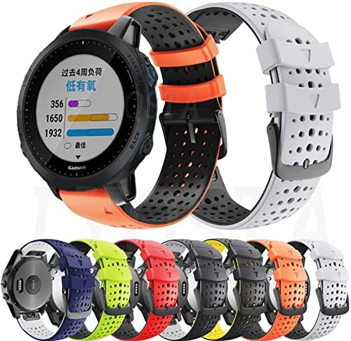 DASEB 22 ממ Watchband עבור Garmin Forerunner 945 935 fenix 5 5plus fenix 6 Pro Silicone Band Smart Watch מהיר שחרור מהיר צמיד Correa