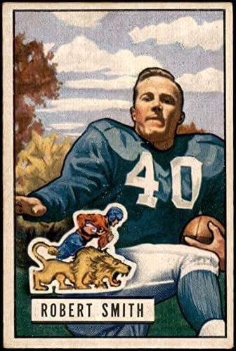 1951 Bowman 101 J Robert Smith Smith Detroit Lions Ex Lions Tulsa/Iowa