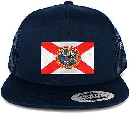 צבא חדש פלורידה מדינת דגל תיקון 5 פנל שטוח ביל סנאפבק רשת כובע