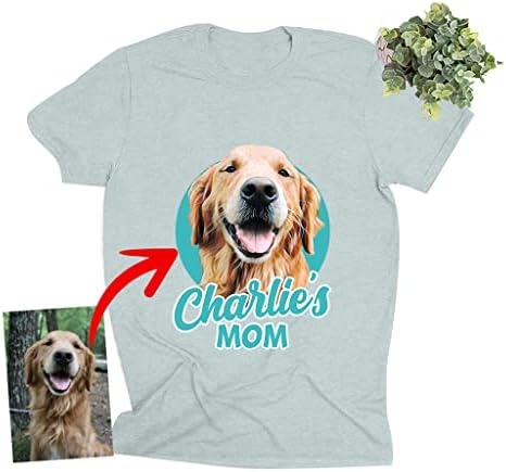 Pawarts חולצת כלבים בהתאמה אישית חולצות כלב חולצות לנשים - חולצה בהתאמה אישית טיז גרפי אמהות יום כלב אמא