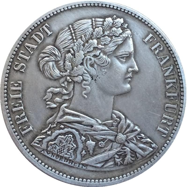 1866 מטבעות גרמניים נחושת מכסף מצופה מטבעות מטבעות עתיקות אוסף עבודות יד
