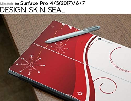 igsticker Ultra דק דק מדבקות גב מגן על עורות כיסוי מדבקות טבליות אוניברסאלי עבור Microsoft Surface Pro7 / Pro2017 / Pro6 005596 קריסטל אדום אדום אדום