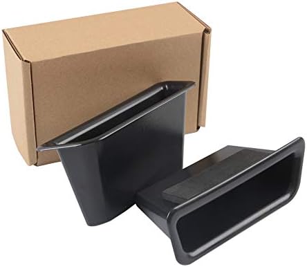 תיבת אחסון צדדית של DXGTOZA לדלת עבור פורד מוסטנג 2015-2021 ידית כיס משענת טלפון מגש מיכל 2 יחידות אביזרים