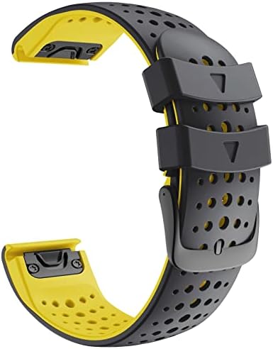 ILAZI 26/22 ממ Watchband for Garmin Fenix ​​6 6S 6X Pro 5 5x 5S Plus 3HR 935 945 D2 פס סיליקון שחרור מהיר שעון EasyFit Strap Strap