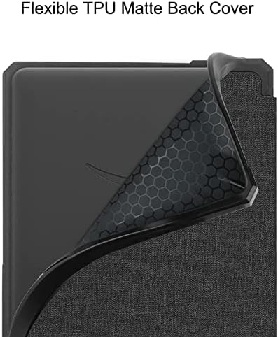 מקרה מגן של Muugo Case for Kindle Paperwhite 6.8 אינץ '2021 מארז טבליות, Premium טבעוני TPU Slim Fit מכסה מגן עם תכונת שינה ואוטו אוטומטית