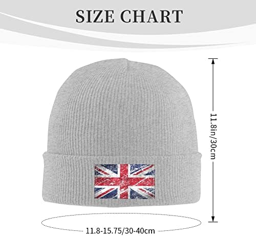 דגל בריטניה דגל בריטי דגל חורף כובעי כפה סרוגים לגברים ונשים סרוגים מכסה מכסה מכסה מכסה גולגולת כובע