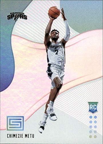 2018-19 סטטוס פאניני 109 Chimezie Metu RC טירון סן אנטוניו ספרס NBA כרטיס מסחר בכדורסל