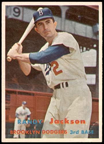 1957 Topps 190 רנדי ג'קסון ברוקלין דודג'רס NM+ Dodgers