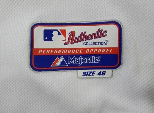 מיאמי מרלינס אנדי היינס 19 משחק השתמשו ב- White Jersey DP13785 - משחק השתמשו ב- MLB גופיות