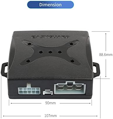 EasyGuard EC003N-V-1 PKE פסיבי כניסה מכונית מכונית מערכת אזעקה לחץ על כפתור התחלה מרחוק התחל Starter DC12V