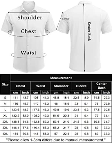 חולצות פשתן לגברים קואופנדי חולצות שרוול קצר חולצות מזדמנים חולצה לגברים חולצת חתונה בקיץ ביץ '