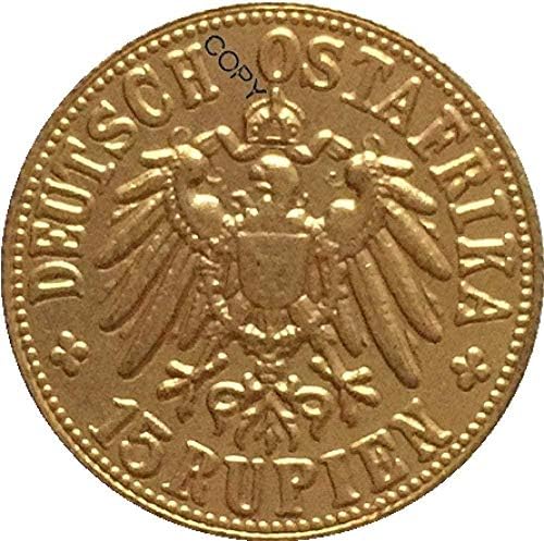 גרמנית 1916 15 רופיין מטבע עותק 22 ממ מתנה מטבע חידוש מטבע חידוש
