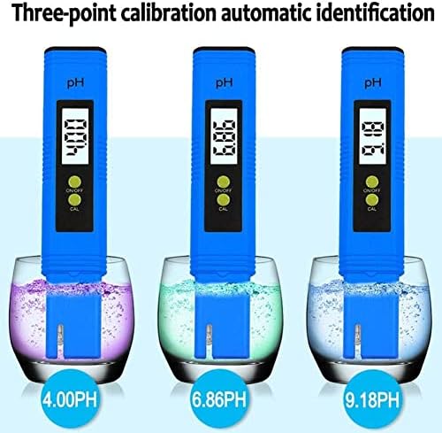 מד דיגיטלי מד PH דיגיטלי מד בדיקת איכות מים עם 0.00-14.00 קמש טווח שתייה אקווריומים של Wate, עבור הידרופוניקה,